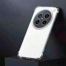 一个透明气垫手机壳，适用于 Vivo、手机壳。手机壳、防摔手机壳、手机保护套、手机壳、手机套、防震手机壳、简约手机壳、纯色手机壳、四角防震透明手机壳、TPU 手机壳、防震手机壳、轻薄手机壳。 - 無色 - 查看 7