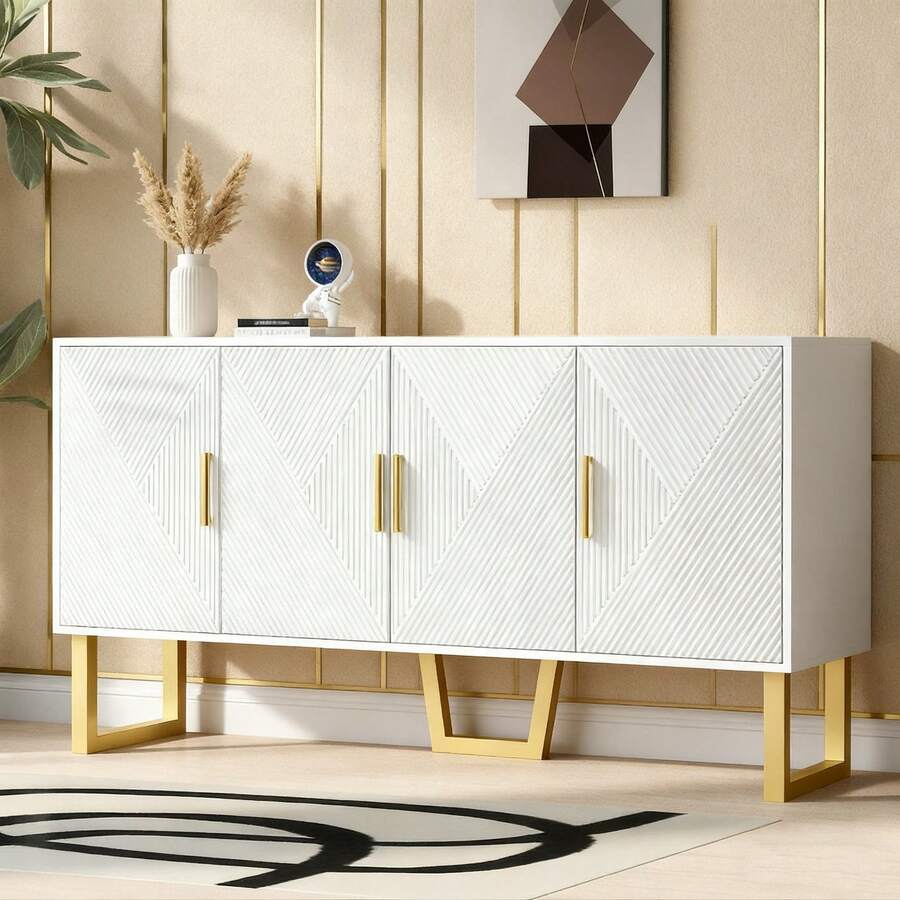 Storage Cabinets - White - View 1