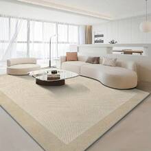 1pcVelvet, 850 Grams Per Square Meter Modern Geometric Printed Indoor/Outdoor Area Mat, Bedroom, Patio, Balcony - Sophisticated Pattern Home Decor, Living Room Decor Geometric Pattern Mat Mat, Rugs For Living Room