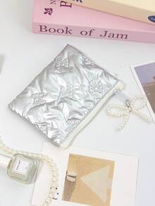 1 件可爱亮片蝴蝶零钱包，带蝴蝶结吊坠，Coquette Bling Bling 迷你防水零钱包，钱包可爱少女迷你钱包 - 彩色 - 查看 15