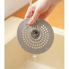 1/3 peças de capa de silicone super durável para ralo, coletor de pelos - prevenção de entupimentos para ralos de pia de cozinha e banheiro, filtro de drenagem flexível e universal - Multicolorido - Ver 4