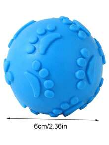 1/3pcs Natural Latex Rubber Squeaky Ball Toys, Loved By Dog Owners And Dog Moms - (Paw Ball) Small To Medium Dog Toys, Cute Puppy Paw Fetch And Chew Toys, Reduce Separation Anxiety - Multicolor - View 3