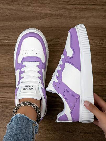 Women's Casual Soft-Sole Sneakers, Comfortable Minimalist Athletic Shoes, Ultra-Light Student Versatile Skateboard Shoes, Couple Running Shoes