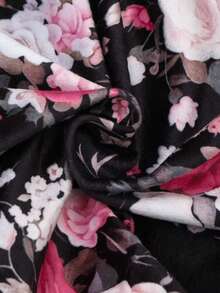 1 pieza Pijama vintage con estampado floral para mascotas - Patrón de rosas románticas para perros/gatos, cómodo y cálido, adecuado para cachorros/gatitos - Multicolor - Ver 7