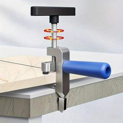 أداة البلاط وقطع الزجاج 2 في 1، أداة قطع زجاج يدوية بشفرة ماسية لقطع البلاط