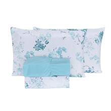 4-Piece Double Bed Sheet Set Percale 100% Cotton - CL14 - 查看 2