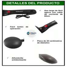 CREPERA ELÉCTRICA ANTIADHERENTE TIPO SARTÉN MÁQUINA CREPAS. IDEAL PARA EL HOGAR O COMERCIO, FACIL USO Y TRANSPORTE. MODERNA , PRACTICA Y FACIL DE USAR. - Ver 6
