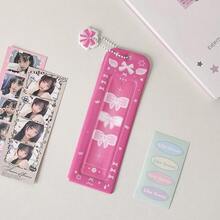 INS风格卡通星星图案透明闪光卡包，偶像收藏相册 - 彩色 - 查看 18