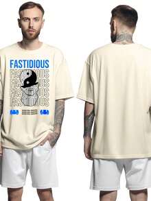 Men T-Shirts - Màu be - Xem 7
