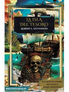 La Isla Del Tesoro. - Libro del Autor: Robert L. Stevenson.  Colección: Biblioteca Escolar. (Síntesis Del Libro) Edad: + 12 años. Género: Narrativa, Épica.  Formato: Pasta Blanda Páginas: 95 Medidas: 21 cm x 14 cm.  - Síntesis del libro - Con Guía de Trabajo – Preguntas De Comprensión Lectora - con Ejercicios y Actividades Didácticas. – Para jóvenes de 12 años en adelante.  Jim Hawkins trabaja junto con sus padres en la posada del Almirante Benbow.  Un día, el pirata Billy Bones, quien huye de un grupo de rufianes, se presenta en la posada portando un cofre.  Jim y su madre roban el cofre que contiene el mapa del tesoro.  El robo dará origen a una serie de aventuras, en las que Jim se enfrenta con ladrones, marinos, piratas y diversos peligros para encontrar el codiciado tesoro. - Libro único - Ver 3