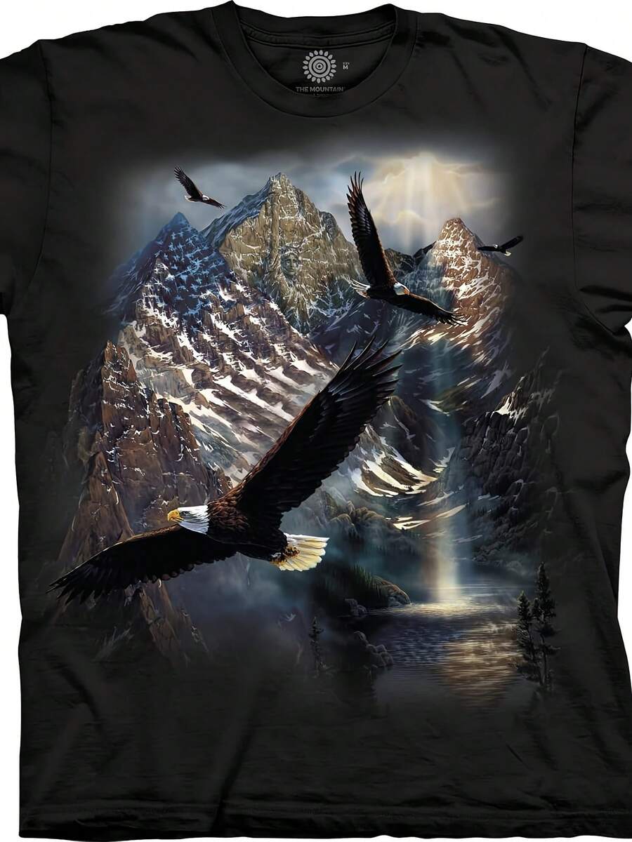 The Mountain Reflections Of Freedom T-Shirt - Style 22 - View 1