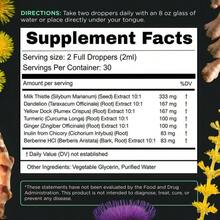 SuperBonsai Super Liver – Natural Liver Support With Milk Thistle & Dandelion Root – Detox, Support & Cleanse – GMO-Free, Gluten-Free, Vegan - 3 件裝 - 查看 3