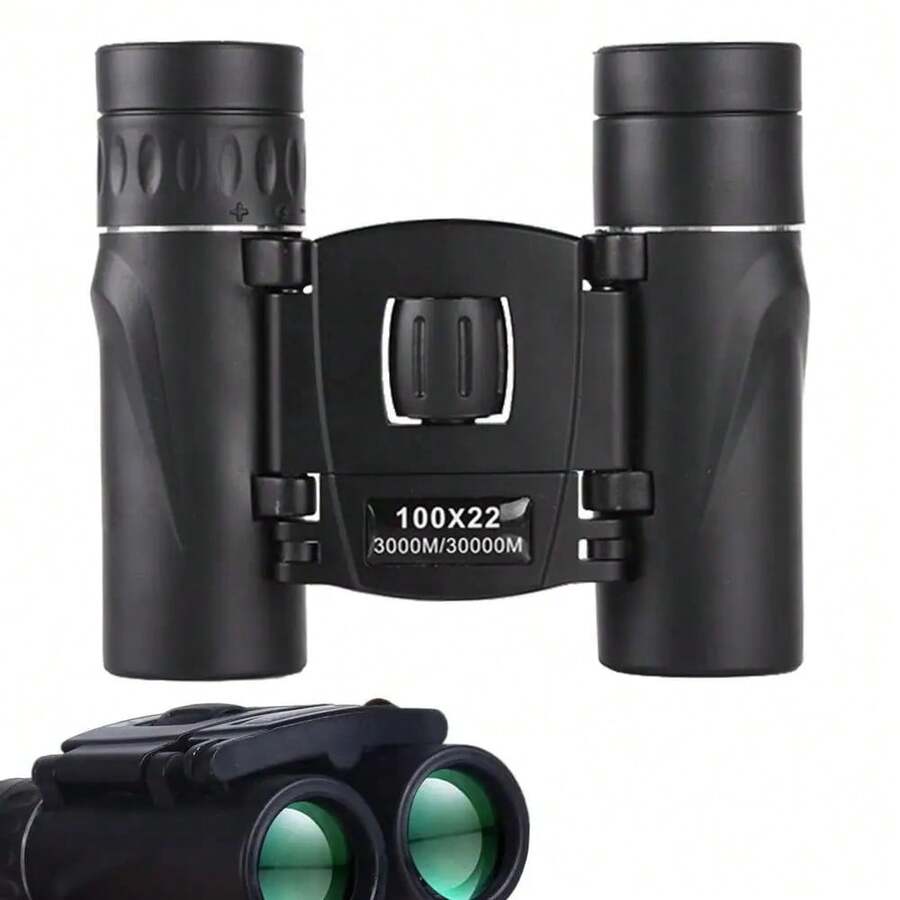 Night Vision Binoculars Compact Binoculars With Carrying Bag Long-Range Exploration Tools For Stargazing Outdoor Cruise Backyard - 100x22 - View 1