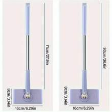 二合一软毛拖把，带拖把夹，适用于厨房、浴室和玻璃清洁——必备家用清洁工具 - 彩色 - 查看 6