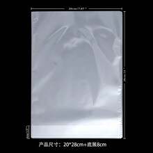 25个扁平风琴褶礼品袋，透明玻璃纸抽绳糖果袋，适用于生日派对、圣诞节、万圣节和其他场合 - 彩色 - 查看 6