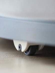 4/8pcs Non Perforated Adhesive Steel Ball, Rubber Ball, Universal Wheel, Straight Wheel Storage Box Base, Mobile And Silent Household Items