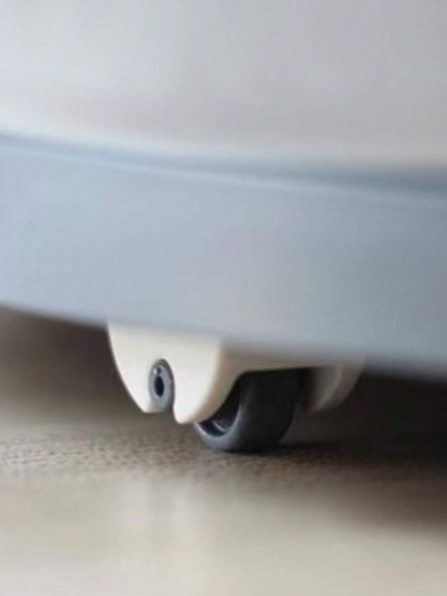 4/8pcs Non Perforated Adhesive Steel Ball, Rubber Ball, Universal Wheel, Straight Wheel Storage Box Base, Mobile And Silent Household Items