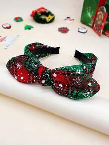 1pc Christmas Celebration Party Fashionable Mascot Fabric Headband