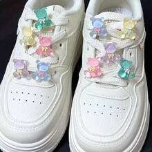 10PCS/5PCS Cartoon Bear Sports Shoe Buckle, Lace Decoration Buckle, Cute Bear Animal Shoe Buckle Set, Suitable For Sports Shoe Lace Decoration, Personalized Dressing Accessories, Holiday Gifts, Birthday Gifts (Shoes Not Included), Shoe, Spring Summer Picks, Brides Maid Gifts, Room, Bedroom Decor, Bedroom Decor, Beach, Travel, For Men, For Women, Vacation - Multicolor - View 4
