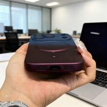 Funda magnética de color degradado compatible con iPhone 17, 16, 15, 14 Plus, 13, 12, 11 Pro Max