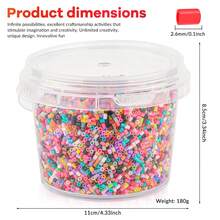 5000pcs/18000pcs 2.6mm Fuse Bead Craft Kit With Accessories, DIY Mosaic Puzzle Board - Beans Style 1 - View 2