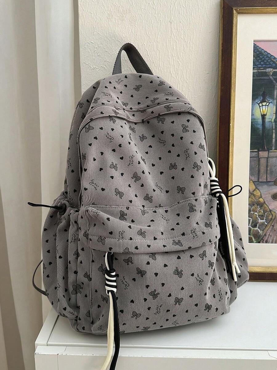 Women's Minimalist Large Capacity Classic Floral Backpack - Multicolor - View 1