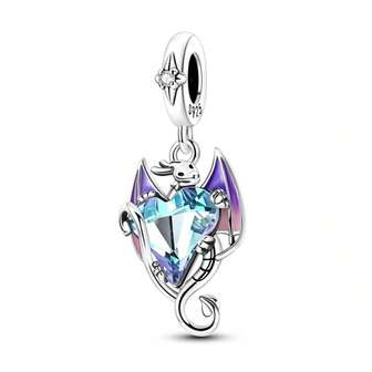 925 Sterling Silver Cartoon Anime Green Shenlong Amulet Charm Beads, Suitable For Original DIY Bracelet, Fashionable Jewelry Gift For Women Birthday Party