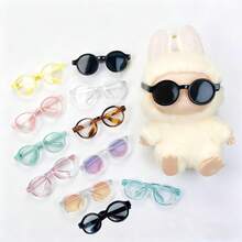 10/5/3/1 pieza (solo accesorios) Gafas de sol versátiles de verano de 17 cm en varios colores, gafas transparentes a juego