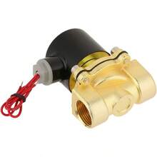 Válvula solenoide AC110V PT3 / 4, Jectse 1pc PT3 / 4 Válvula solenoide de latón normalmente cerrada de dos puertos Válvula de agua Válvula electromagnética NC Válvula magnética eléctrica - 1 - Ver 7