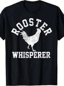 Rooster Whisperer Farmer Funny Gift T-Shirt - 款式29 - 查看 1
