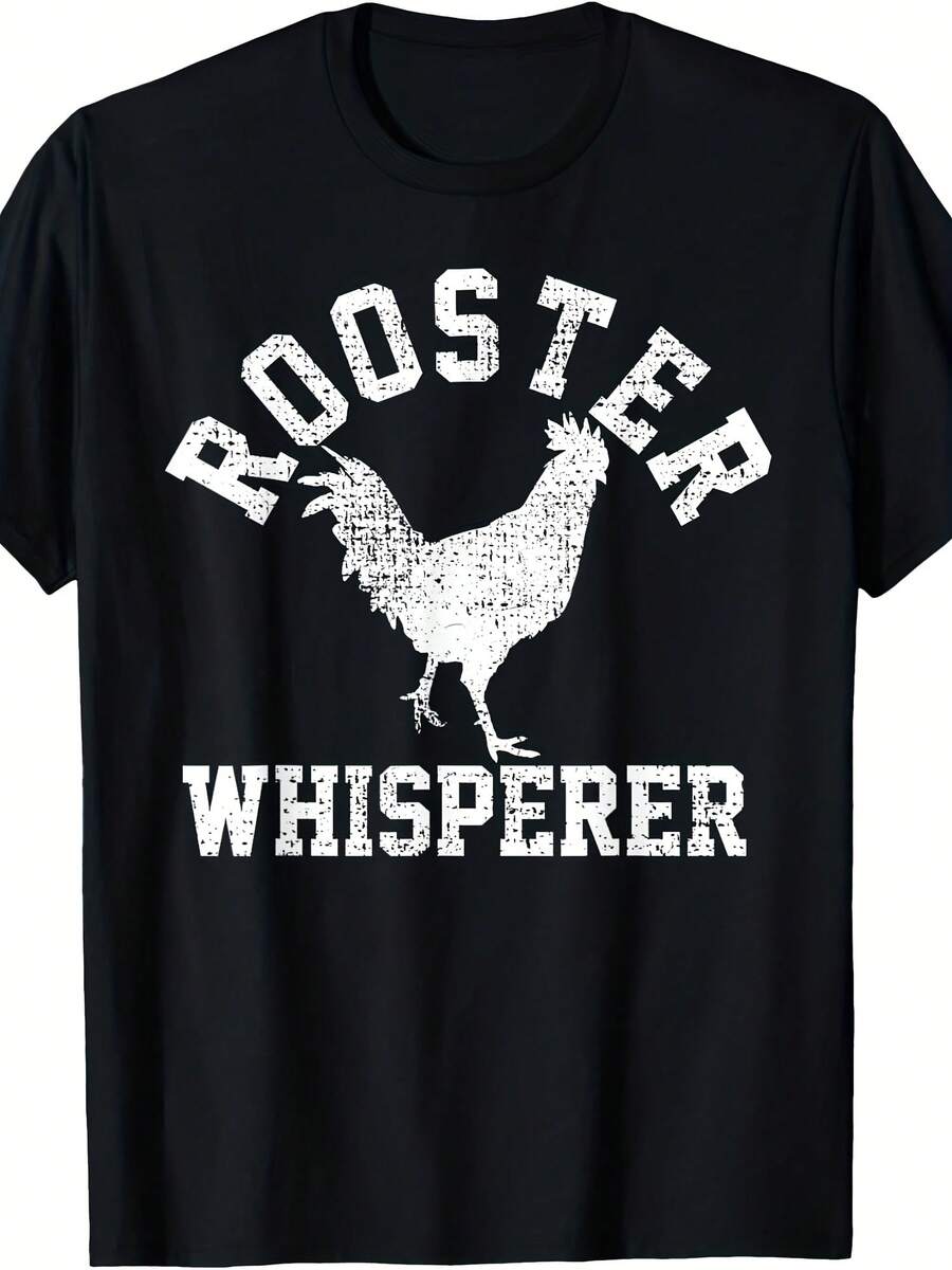 Rooster Whisperer Farmer Funny Gift T-Shirt - 款式29 - 查看 1