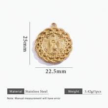 1 szt. Stal nierdzewna 18K pozłacana olejkiem kroplowym i diamentami, wielostylowe wisiorki DIY, zawieszki z zawieszkami, akcesoria do tworzenia biżuterii, akcesoria do tworzenia biżuterii damskiej ze stali nierdzewnej, biżuteria damska ze stali nierdzewnej, akcesoria damskie, odpowiednie do codziennego noszenia przez kobiety i na okazje, na prezent - wisiorek - Zobacz 25