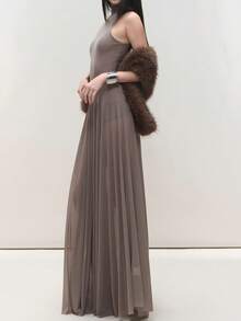 1 件长款蓬松围巾适合秋冬季、日常穿着、婚礼/新娘礼服搭配、派对、宴会、优雅奢华的女士温暖毛绒披肩礼物