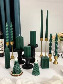 Christmas Aromatherapy Candle Center Decoration, Multiple Home Decoration Candles, Wine Red Christmas Slender Candles, Suitable For Christmas Gift Decoration, Women's Gifts, Close Friend Gifts, Winter Gifts, Christmas Decorations, Christmas Gifts