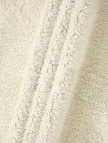 女士冬季保暖抓绒运动裤 - 高腰弹力腰带运动休闲裤，适合跑步、瑜伽等运动 - 紫色 - 查看 8