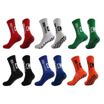 6双/套专业加厚毛圈吸汗防臭防滑足球袜