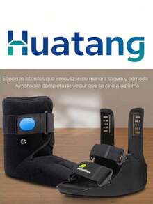 Bota Ortopédica Walker Neumática Corta Válvula de Aire Lesiones de Tobillo Soporte Ajustable y Recuperación Rápida Suela Balancín y Confort Anatómico Postquirúrgica - GRANDE - Ver 7