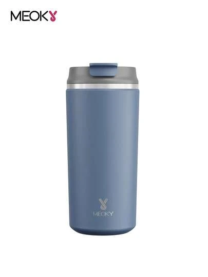 12盎司双层不锈钢旅行咖啡杯带密封盖 - 隔热真空咖啡杯，便携式车载杯，为学生、办公室、户外活动和返校提供冷热饮品保温