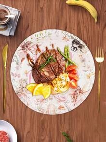 10 piezas/20 piezas/50 piezas Platos de papel con diseño de hadas Platos de postre de papel desechables con diseño de setas de 7 pulgadas y platos de cena de papel de 9 pulgadas con tema de hadas para fiestas de jardín, té, boda, cumpleaños y fiesta de bebé