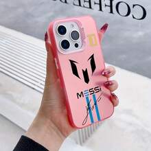 Golden Globe Award Winner Messi Phone Case, Compatible With IPhone 16 15 14 13 12 11 Pro Max X XR XS MAX 8 7 Plus, Shockproof Matte Back Cover, Pure Cotton Skin-Friendly Top - 混合顏色 - 查看 5