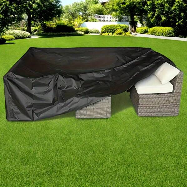 Gartenmöbel Abdeckungen, Outdoor Tisch und Stuhl Abdeckungen wasserdicht, Gartentisch und Stuhl Set Abdeckung für allgemeine Zwecke, Outdoor Ecksofa Couch Set Abdeckungen wasserdicht, rechteckige Gartentisch Abdeckung schwere Ausführung, Outdoor Esstisch und Stühle Möbel Abdeckung für allgemeine Zwecke