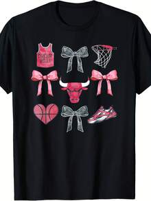 Bow Grid T-Shirt - 款式27 - 查看 1