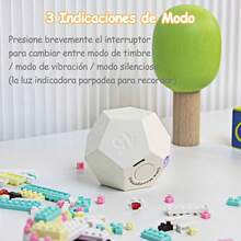 EstiloTendenciaTemporizador Cocina, Temporizador Digital, Cronometro NiñOs, Temporizador Flip Con Sonido Y VibracióN, 11 Tiempos Preestablecidos, Adecuado Para Aprender, Cocinar Temporizador De Cuenta AtráS AmarilloCalidad PremiumVersióN Mejorada - Blanco - Ver 4