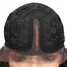 ombre blond 1 Joedir Lace Front Wigs Ombre Blonde 70cm Long Small Curly Wavy Synthetic Wigs For Black Women 130 Density Wigs(TTPN4/270A/24F) - rubio ombré1 - Ver 5