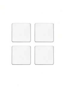 4 Stück/Set Anti-Rutsch Möbelgleiter, vielseitig einsetzbar, rutschfeste Möbelgriffe zum Reinigen, selbstklebende rutschfeste Möbelgleiter, Anti-Rutsch Hartholzboden Sofa Schützer, auch geeignet für Teppichbefestigung, Türpuffer, mit gewisser Stoßdämpfungswirkung (quadratisch)