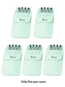 1pc Personalized Dual-Layer Pencil Case, Customized Large Capacity Pencil Box, Personalized Pencil Bag, Cute Pencil Pouch, Teacher's Day Gift, Teacher Gift, Simple Stationery Pencil Box, School Supplies, Back To School - Pencil Case With Slot - View 13