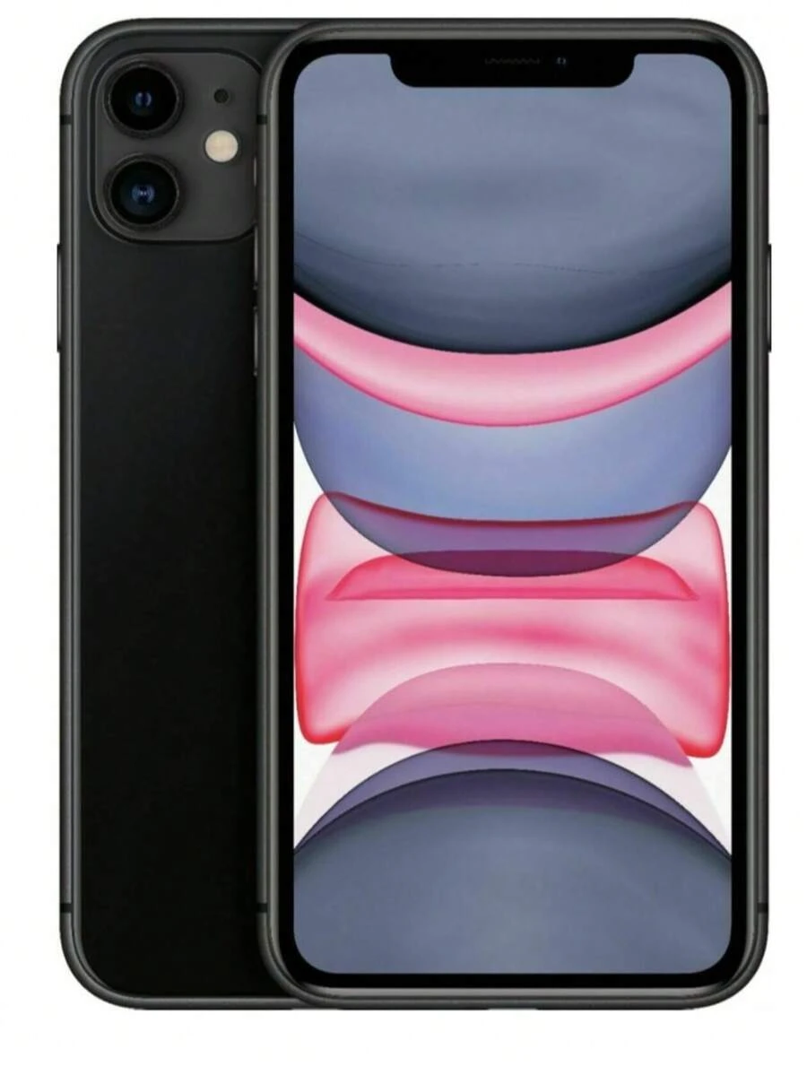 Apple IPhone 11 6.1" 64GB Unlocked Smartphone (Refurbished) - 黑色 - 查看 1