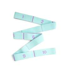 LINGPENG Correa de estiramiento multifuncional de 11 bucles, banda de estiramiento para baile latino, corrección de postura, correa de estiramiento elástica numerada - Multicolor - Ver 12