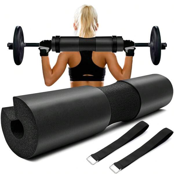 Squat Pad Barbell Pad For Squats, Lunges And Hip Thrusts - Foam Sponge Pad Provides Relief To Neck And Shoulders While Training - Fit Standard(1 Shoulder Guard For Barbell)Multiple Colors Are Available