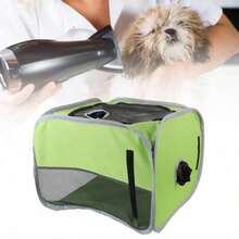 OKJHFD Portable Dog Crate Pet Drying Box Folding Portable Oxford Fabric Water Resistant Transparent Windows Pet Drying Crate For Cats Dogs - 911 - Ver 3